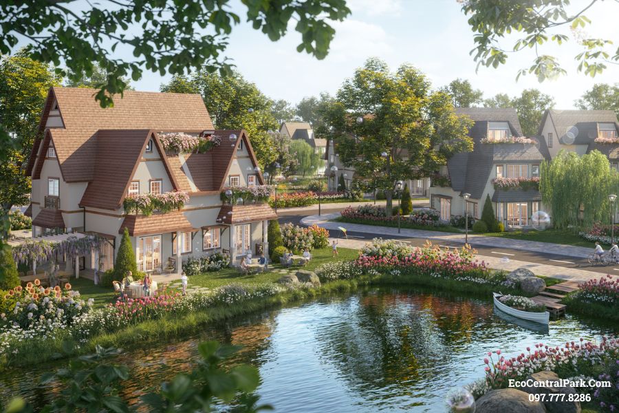 làng châu âu ecopark vinh - phối cảnh